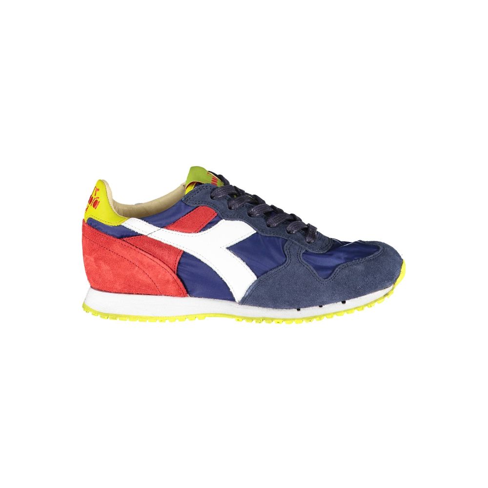 Blå tygsneaker