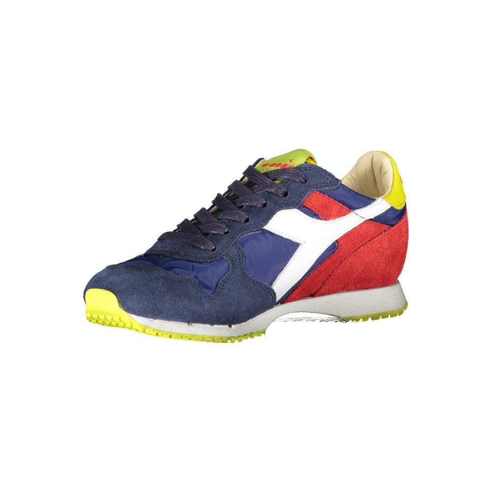 Blå tygsneaker