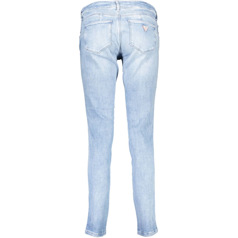 Blå bomullsjeans og -bukser