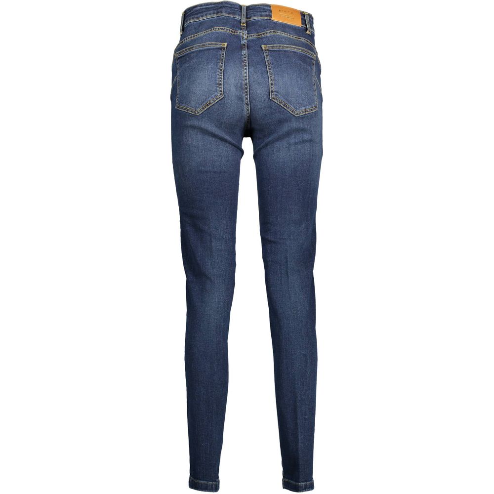 Blå bomullsjeans och byxor