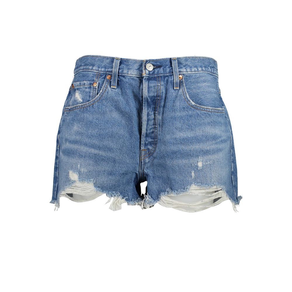 Blå bomullsjeans och byxor