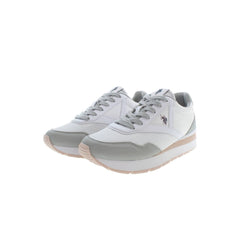 U.S. POLO ASSN. White Polyester Sneaker
