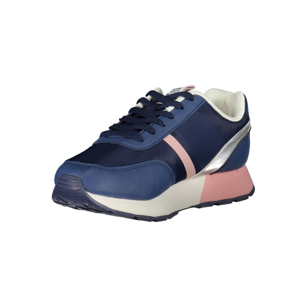Blå nylonsneaker