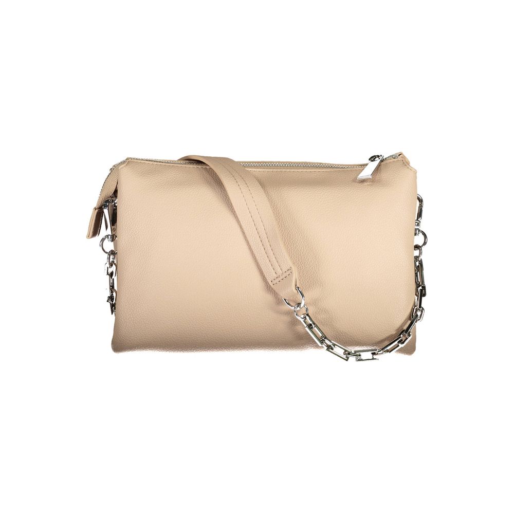 Beige polyetylen-veske