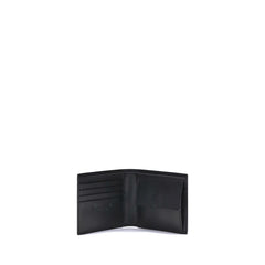 Dsquared² Black Calf Leather Bos Taurus Wallet