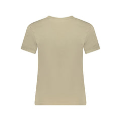 Guess Jeans Beige Cotton Women T-Shirt
