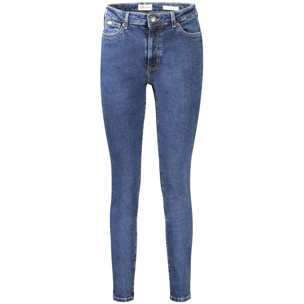 Blå bomullsjeans och byxor