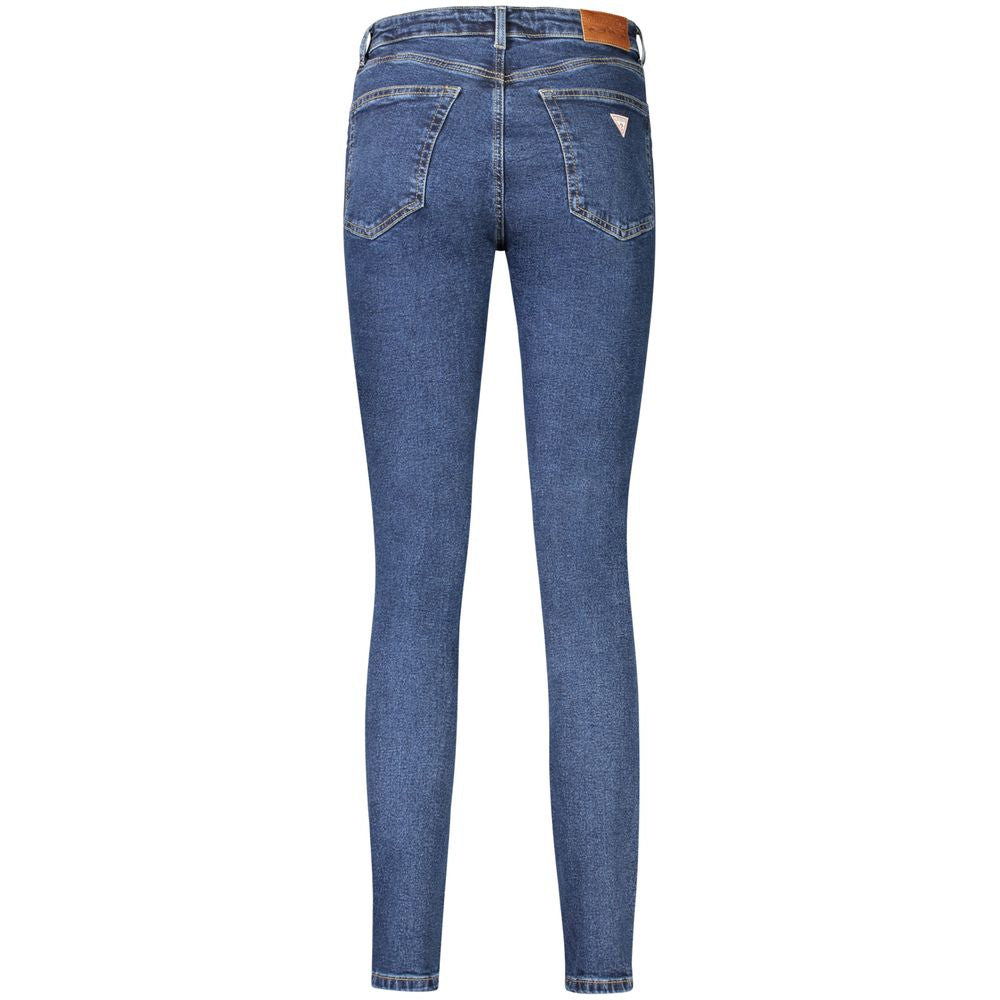 Blå bomullsjeans och byxor