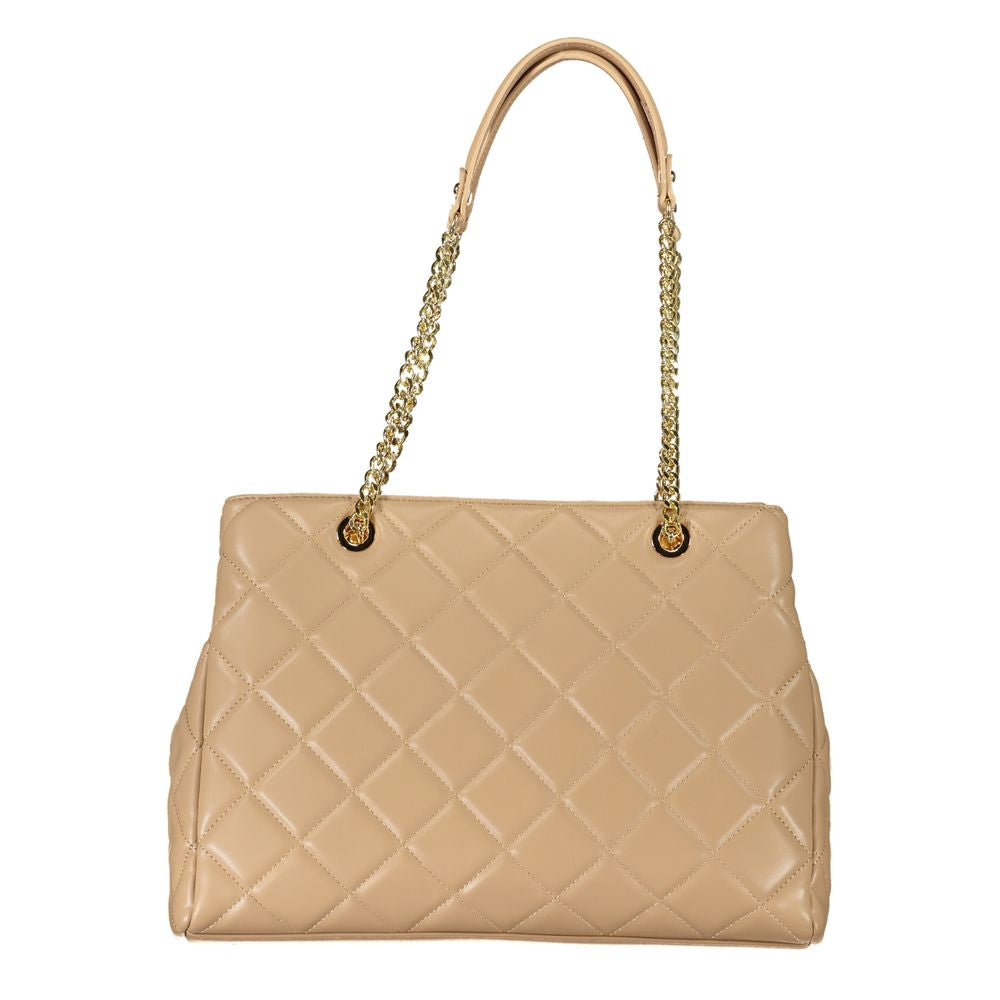 Beige polyetylen-veske