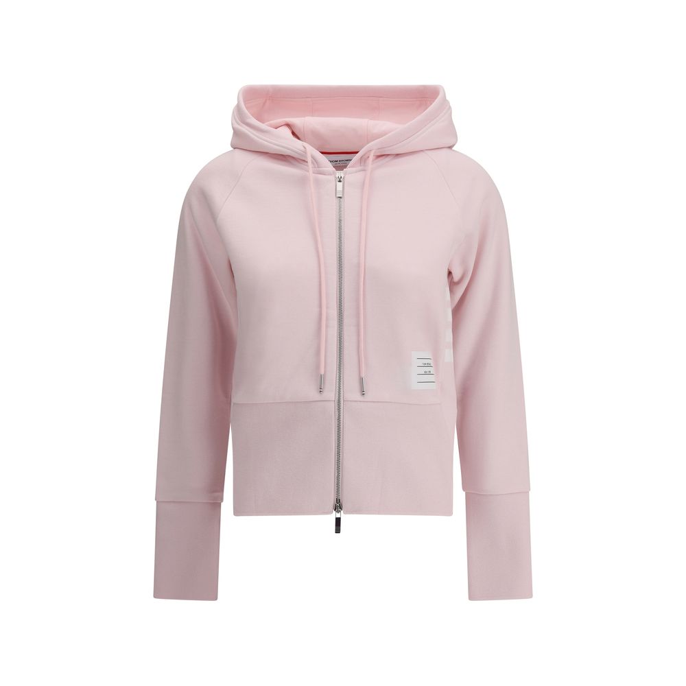 Hoodie med logotyp
