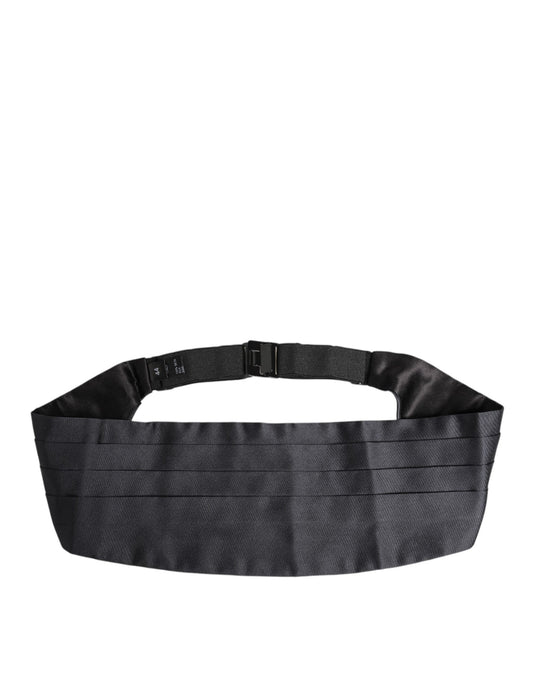 Dolce &amp; Gabbana Mörkblått 100% Sidenbälte Midjeband