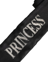 Dolce & Gabbana Black Princess Fantasy Braided Waist Belt