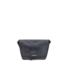 Balenciaga Black Calf Leather Bos Taurus Shoulder Bag