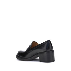 Tod's Black Calf Leather Bos Taurus Platform Loafers