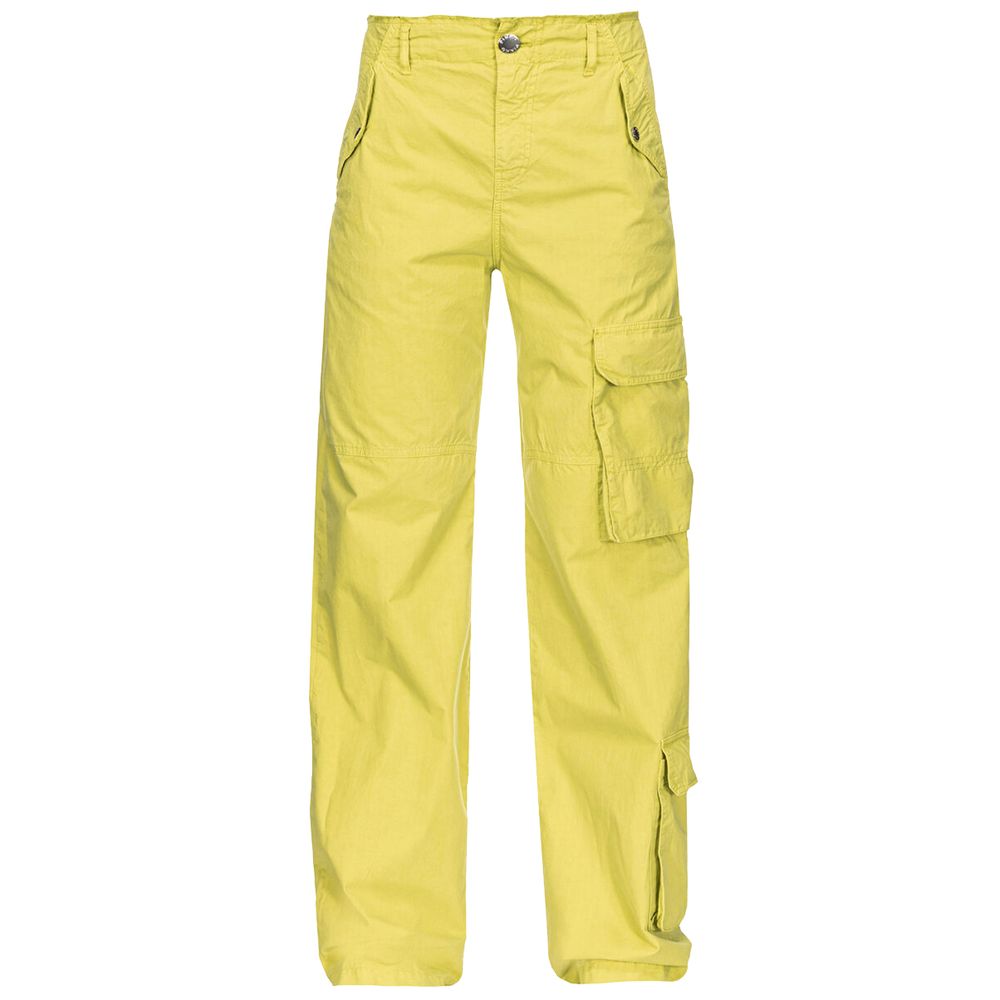 Gröna bomullsjeans och byxor