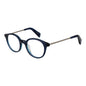 Yohji Yamamoto Blue Unisex Glasses Frame