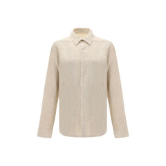 Rick Owens Cream Cotton Shirt