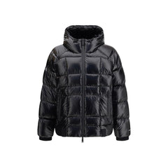 Dsquared² Black Polyamide Full-Length Jacket