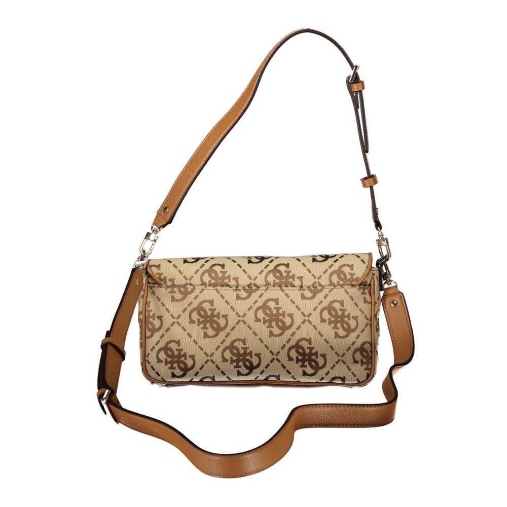 Beige polyester dameveske