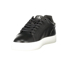 Calvin Klein Black Leather Men Sneaker