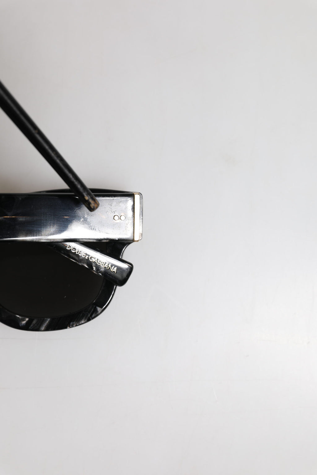 Pärlvita Acetatbågar DG4379 Domenico Shade Solglasögon