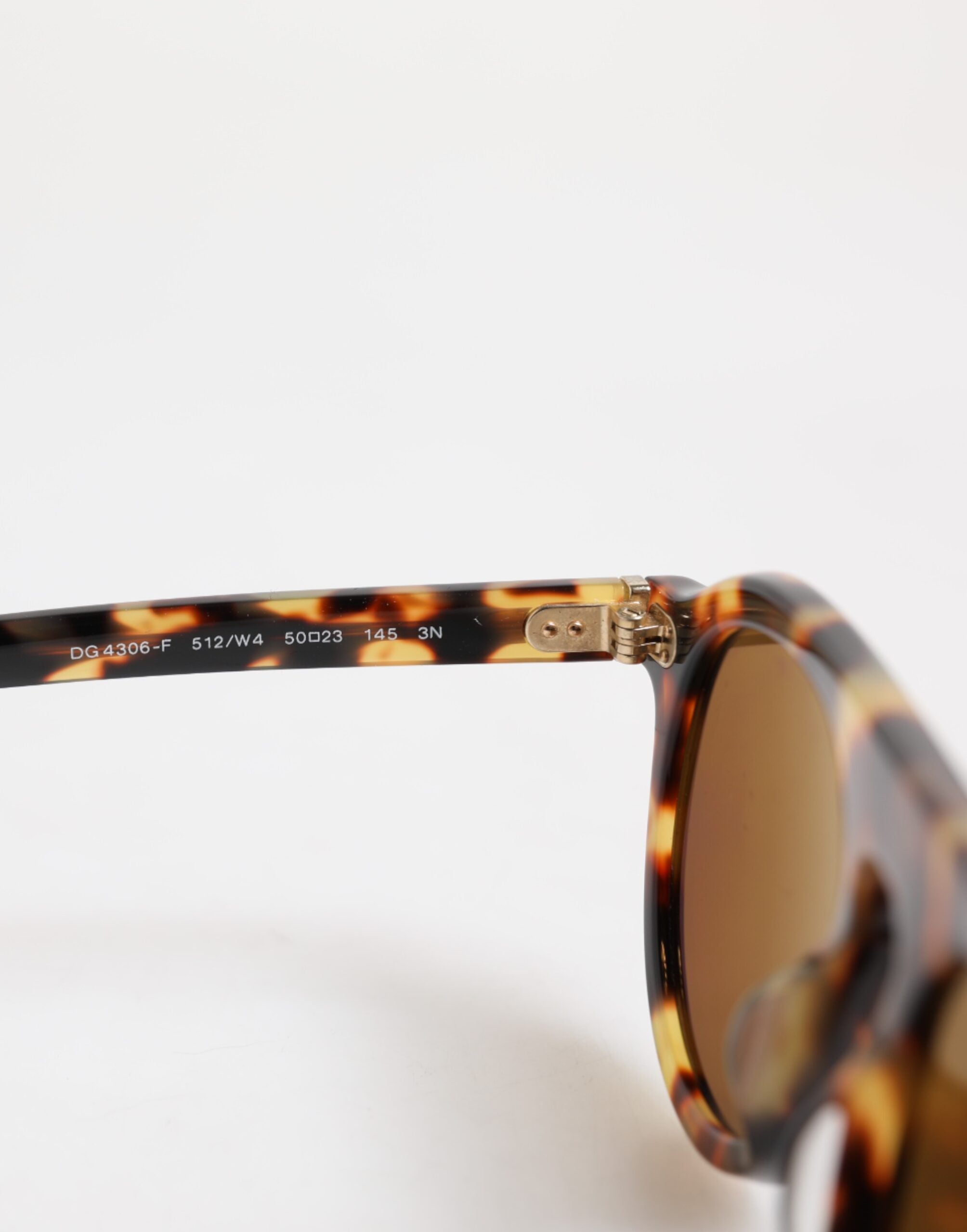 Bruna Acetat Runda Leopardmönstrade Solglasögon