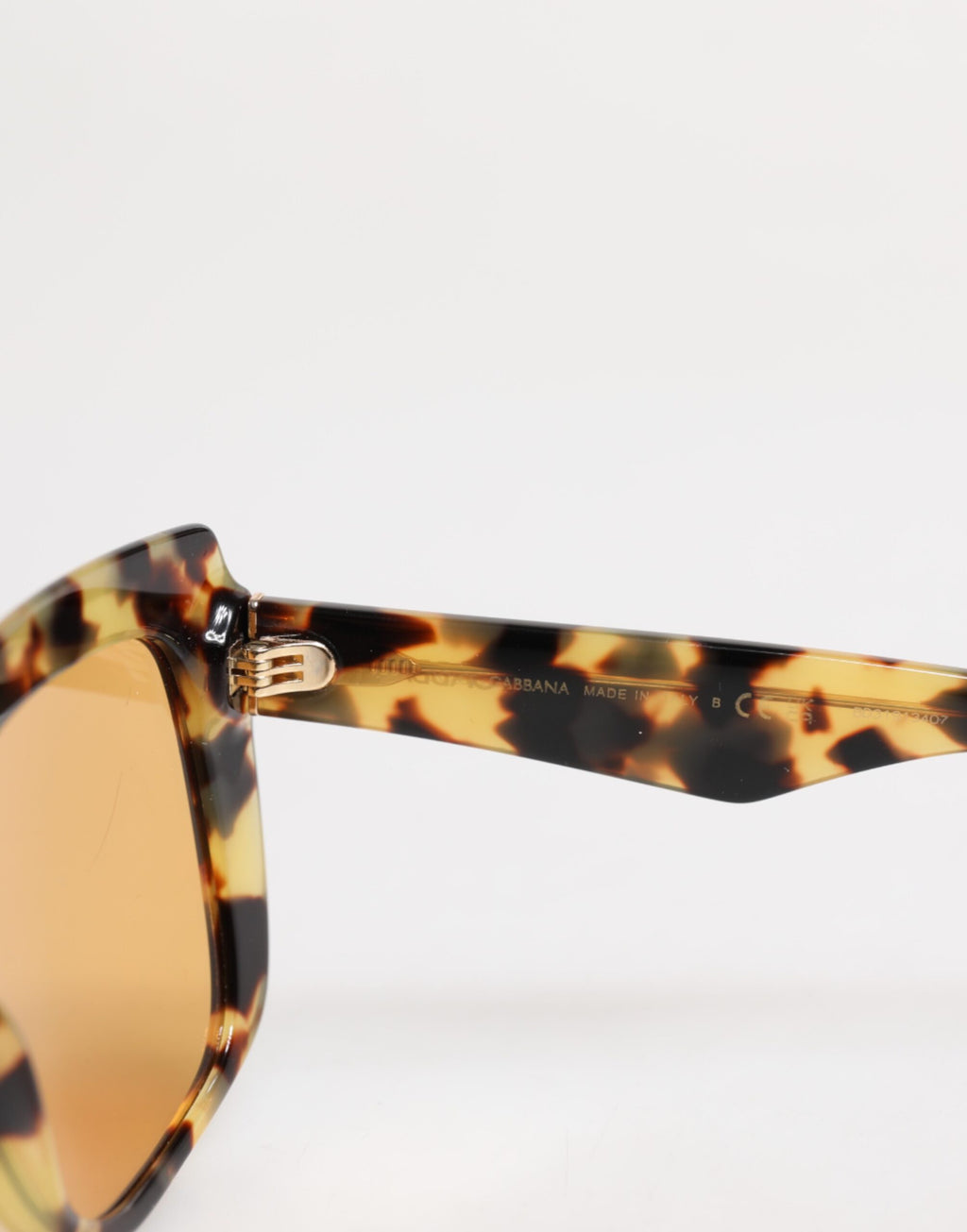 Svarta Gula Havana Leopard Fyrkantiga Solglasögon