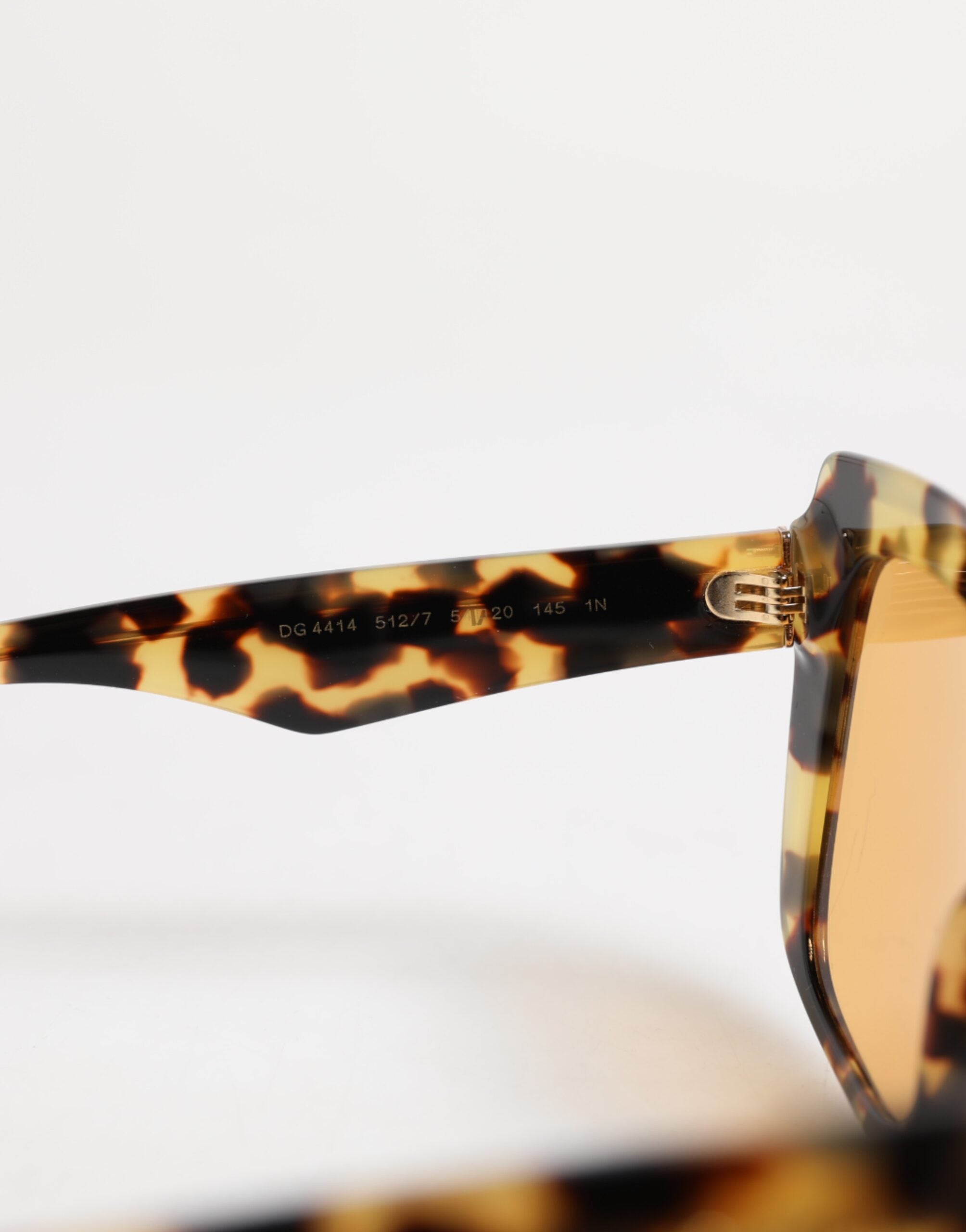 Svarta Gula Havana Leopard Fyrkantiga Solglasögon