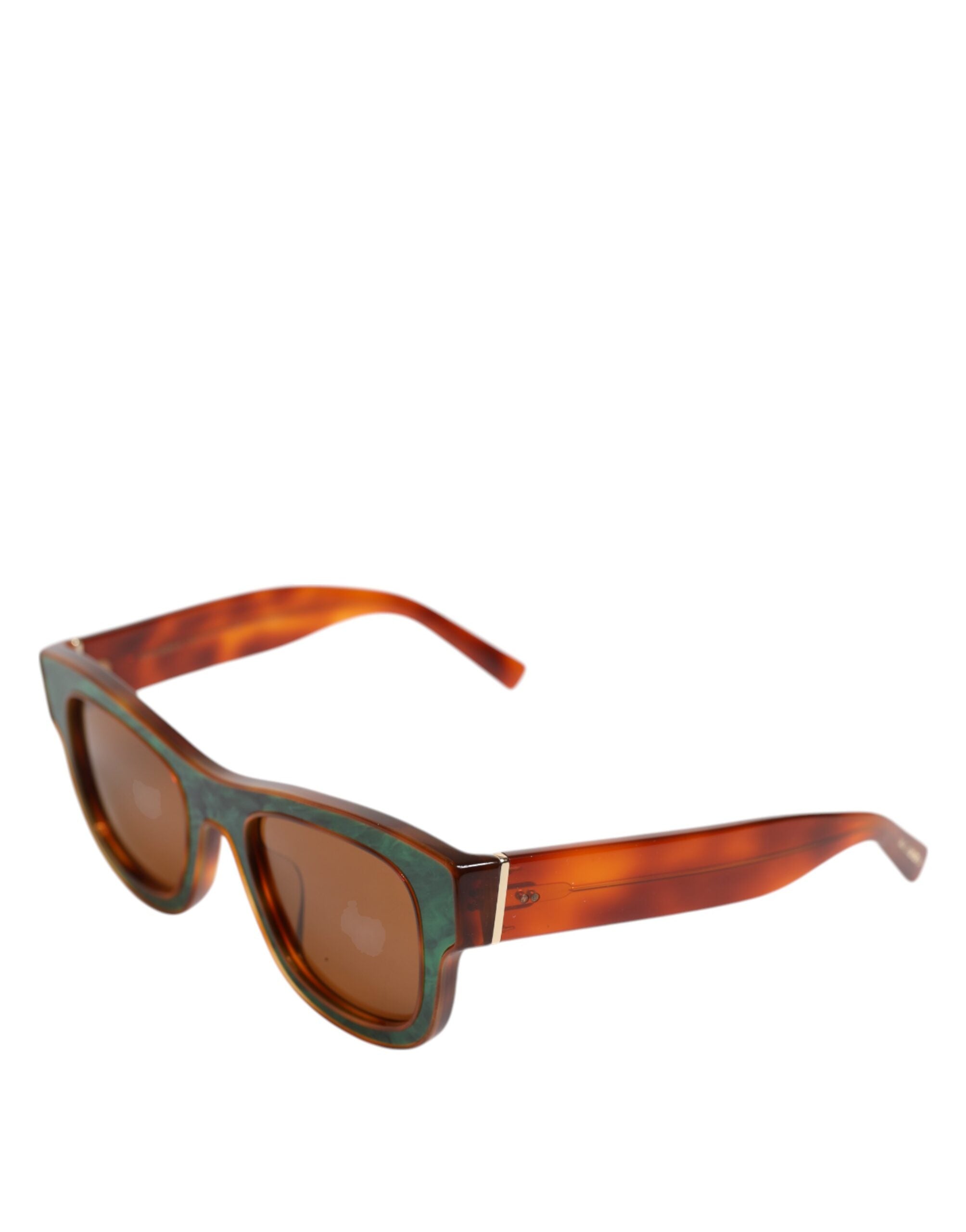 Grönbruna marmorerade acetat DG4379-F solglasögon