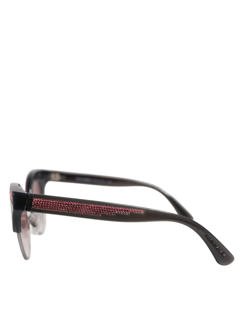 Svarta Rosa Spegelfärgade Cat Eye DG6109 Paljettglasögon