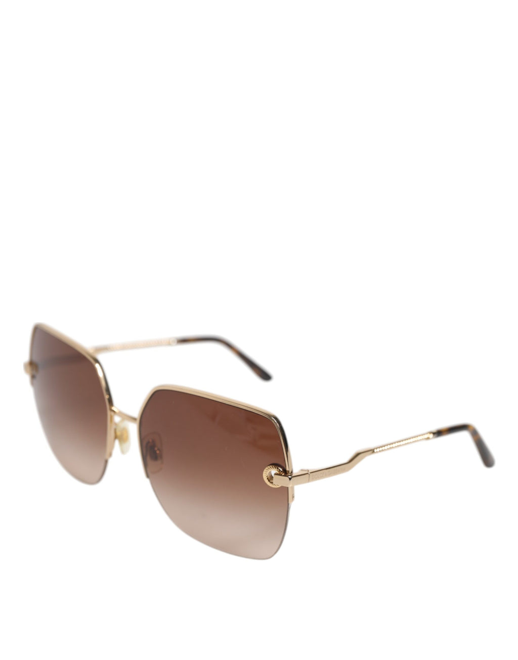 Gullbrune gradient firkantede DG2267 solbriller