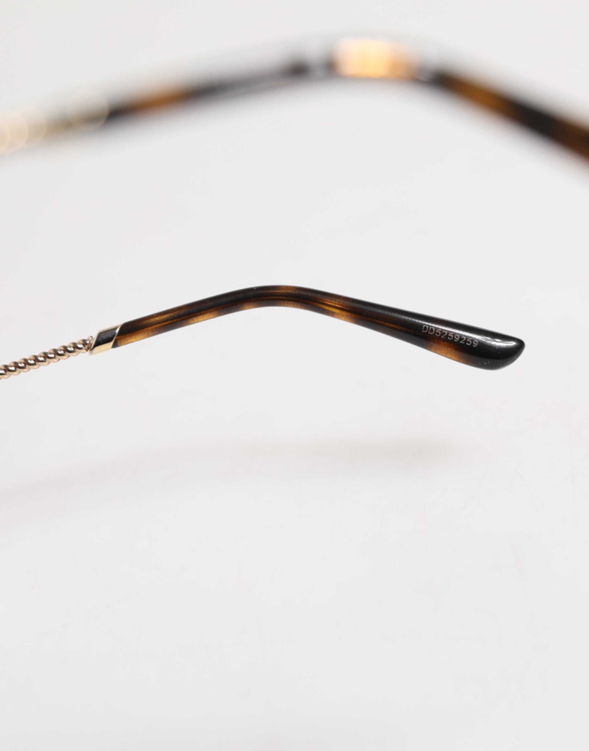 Guldbruna Gradient Fyrkantiga DG2267 Glasögon