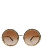 Dolce & Gabbana Gold Brown Gradient Round Frame DG2179 Eyewear Sunglasses