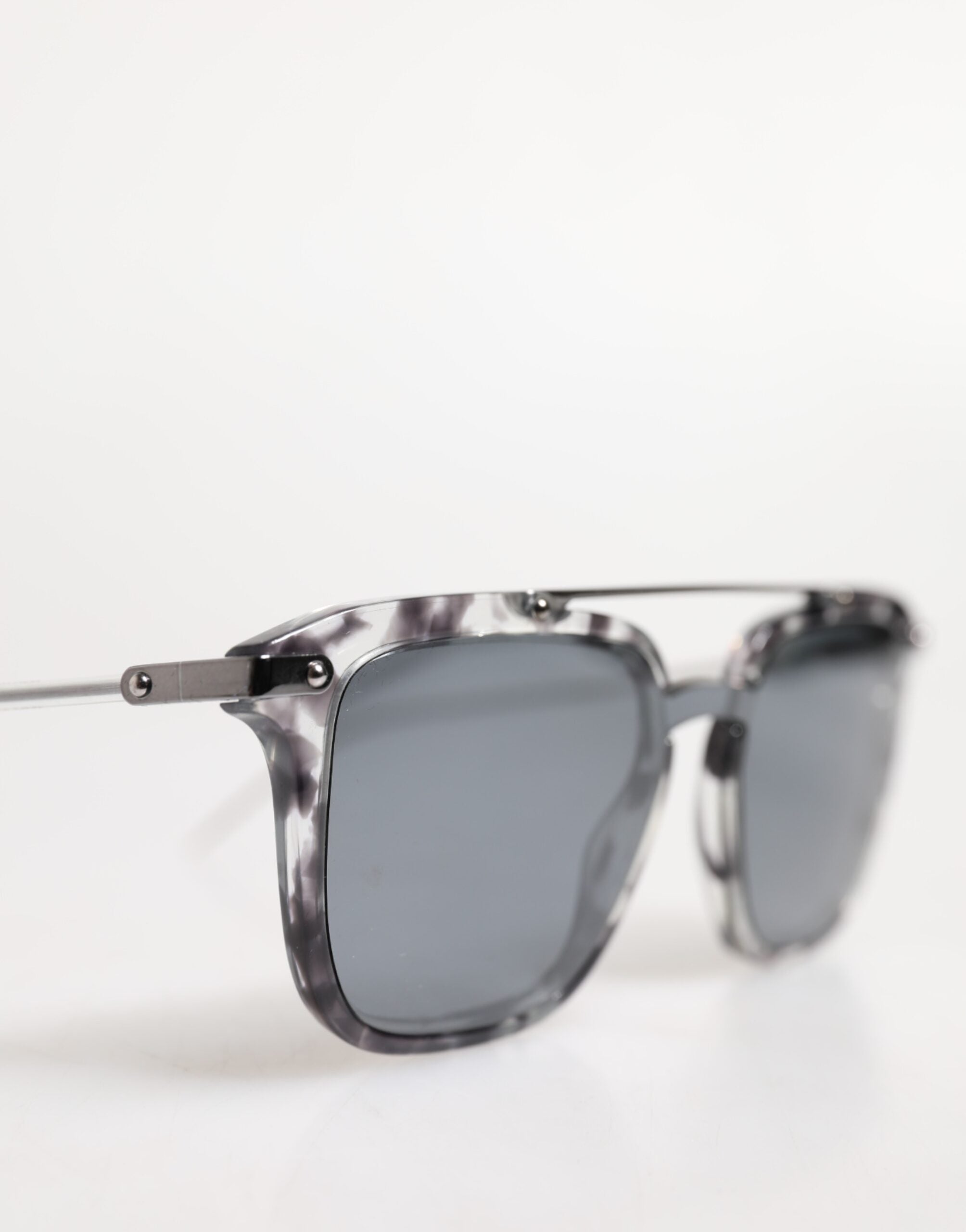 Grå Havana Acetat Fyrkantiga DG4327 Solglasögon