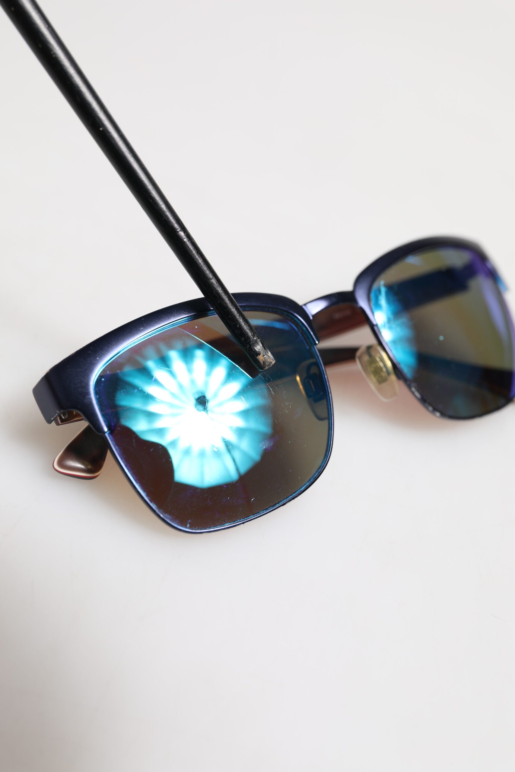 Svarta Acetat Fyrkantiga Polariserade DG4287F Solglasögon