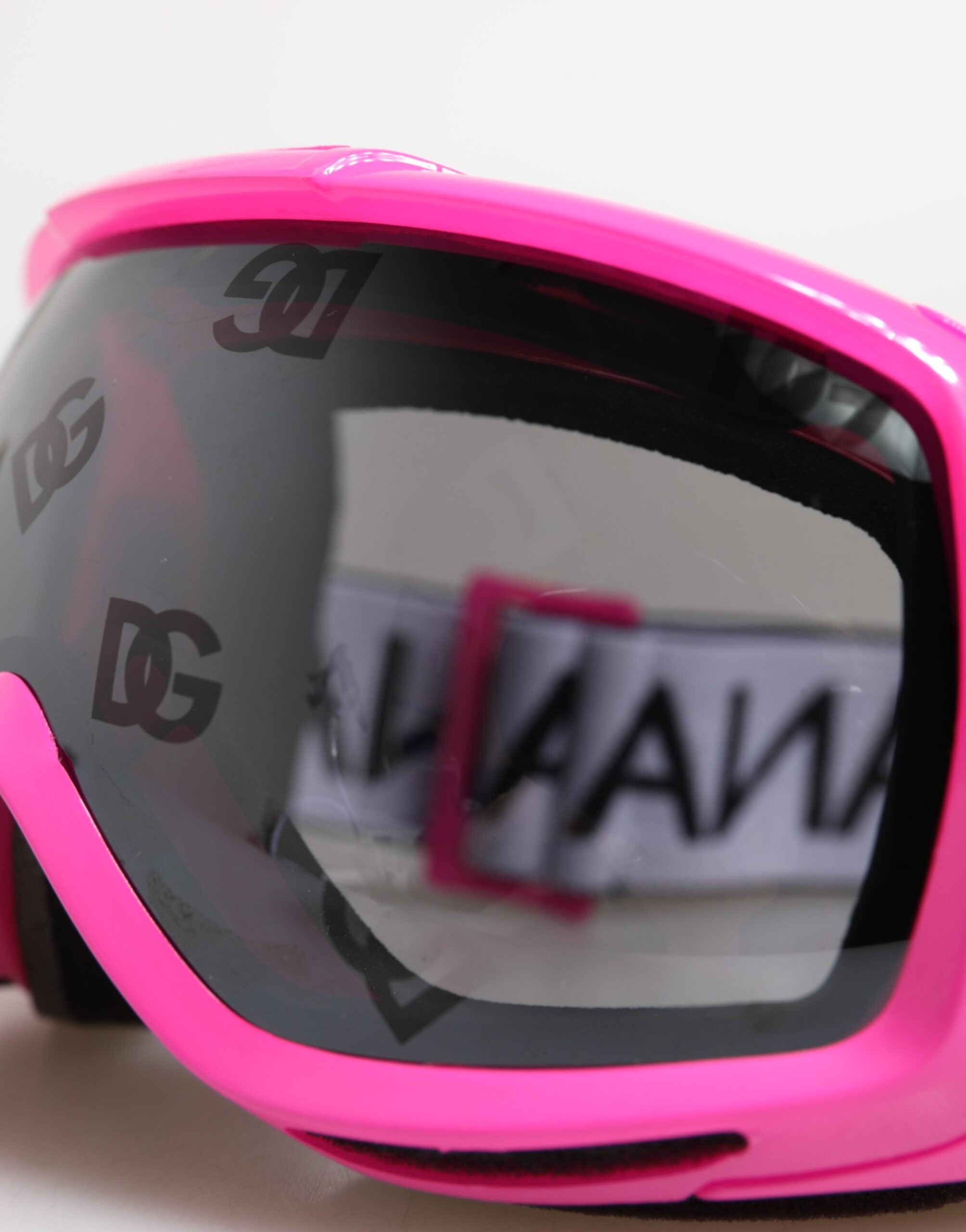 Fuchsia Rosa Logo Skidglasögon DG6182 Mask Solglasögon