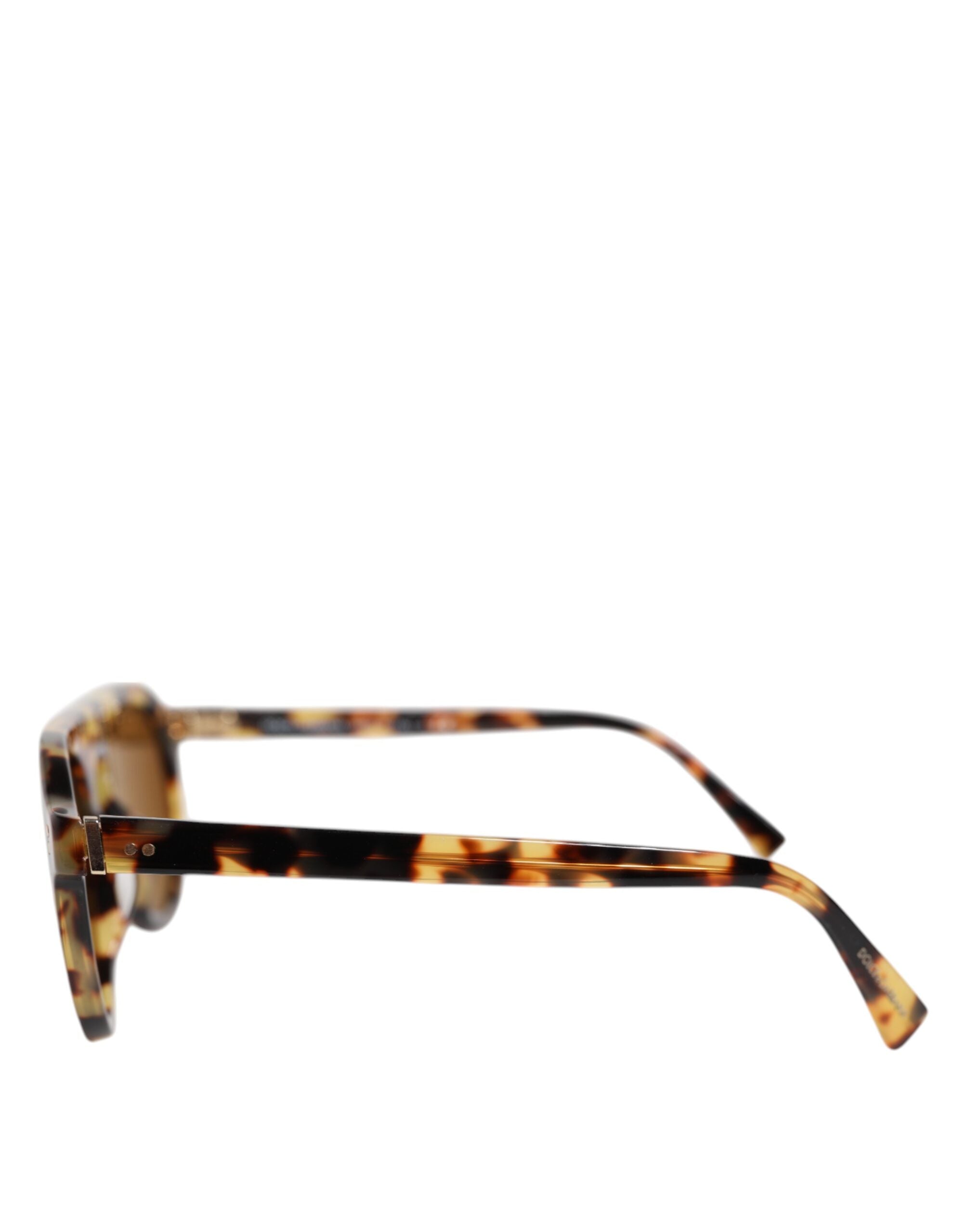 Bruna Acetat Runda Leopardmönstrade Solglasögon
