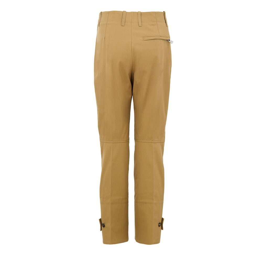 Beige bomullsbyxor