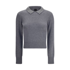 PINKO Gray Nylon Sweatshirt