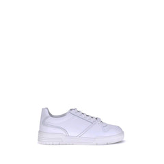 Moschino White Rubber Low Top Sneakers