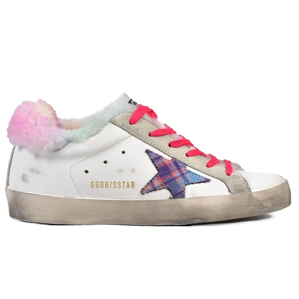 Vit lädersneaker
