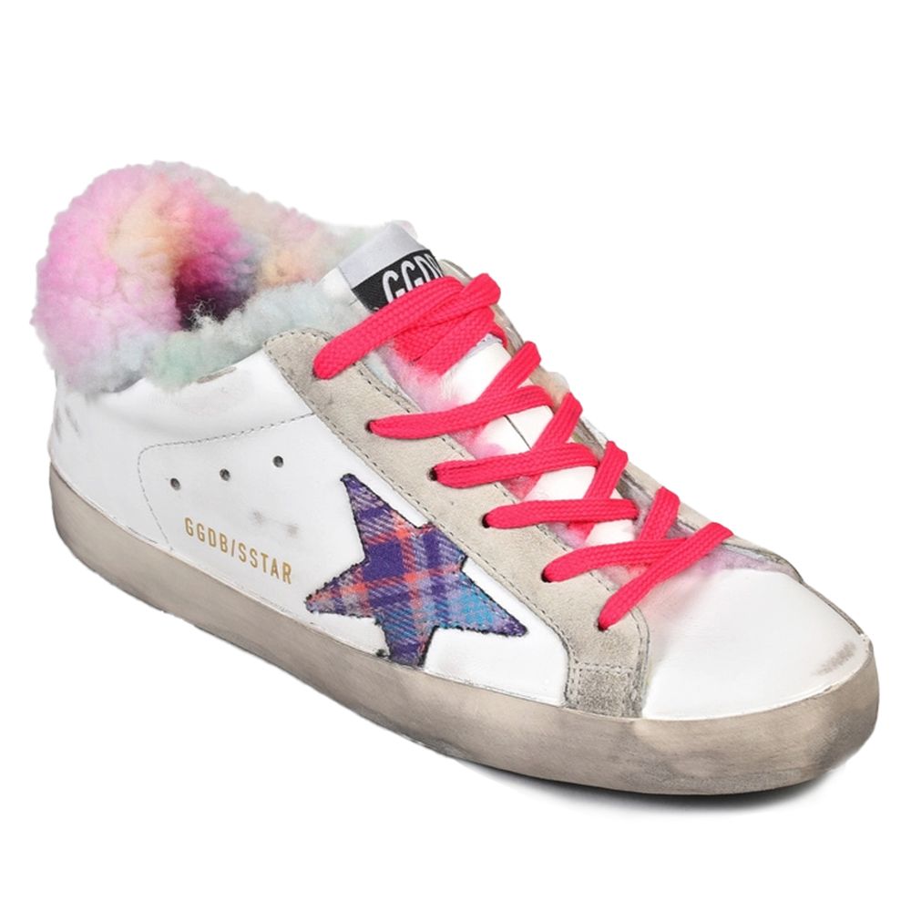 Vit lädersneaker