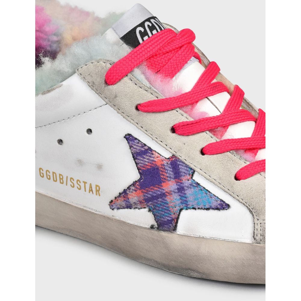 Vit lädersneaker