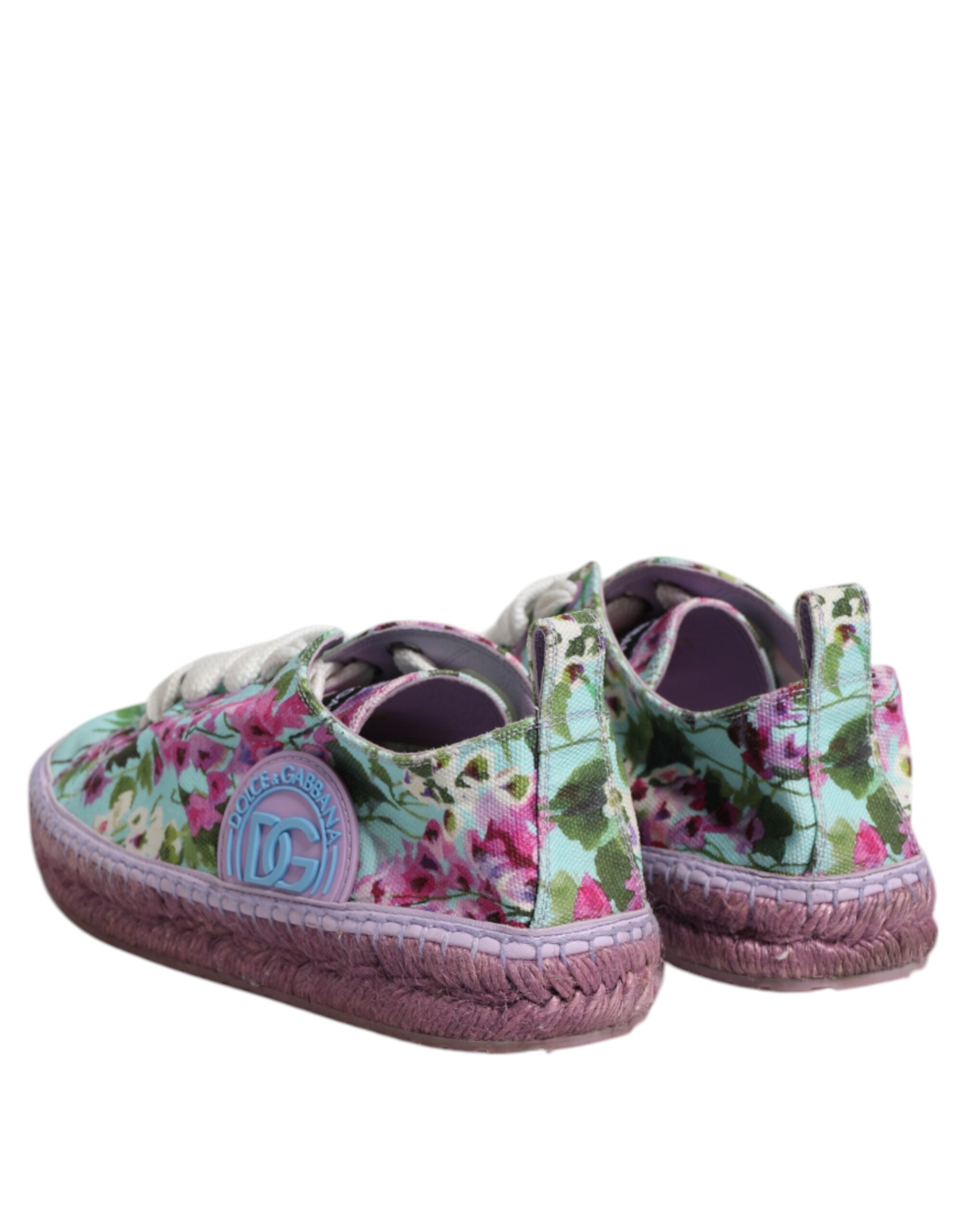 Flerfargede espadriller i lerret, joggesko