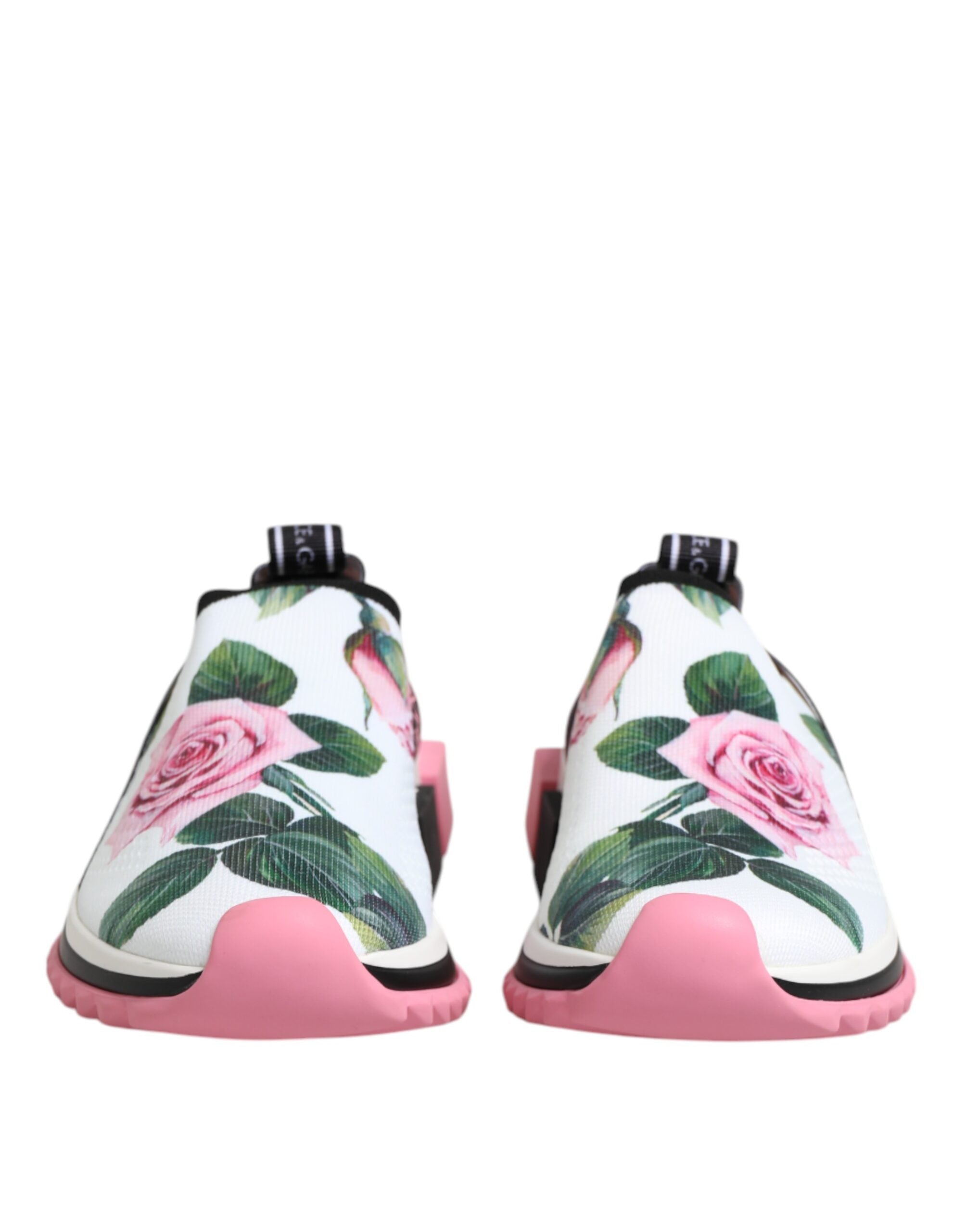 Hvite rosetrykk Sorrento Sneakers Sko