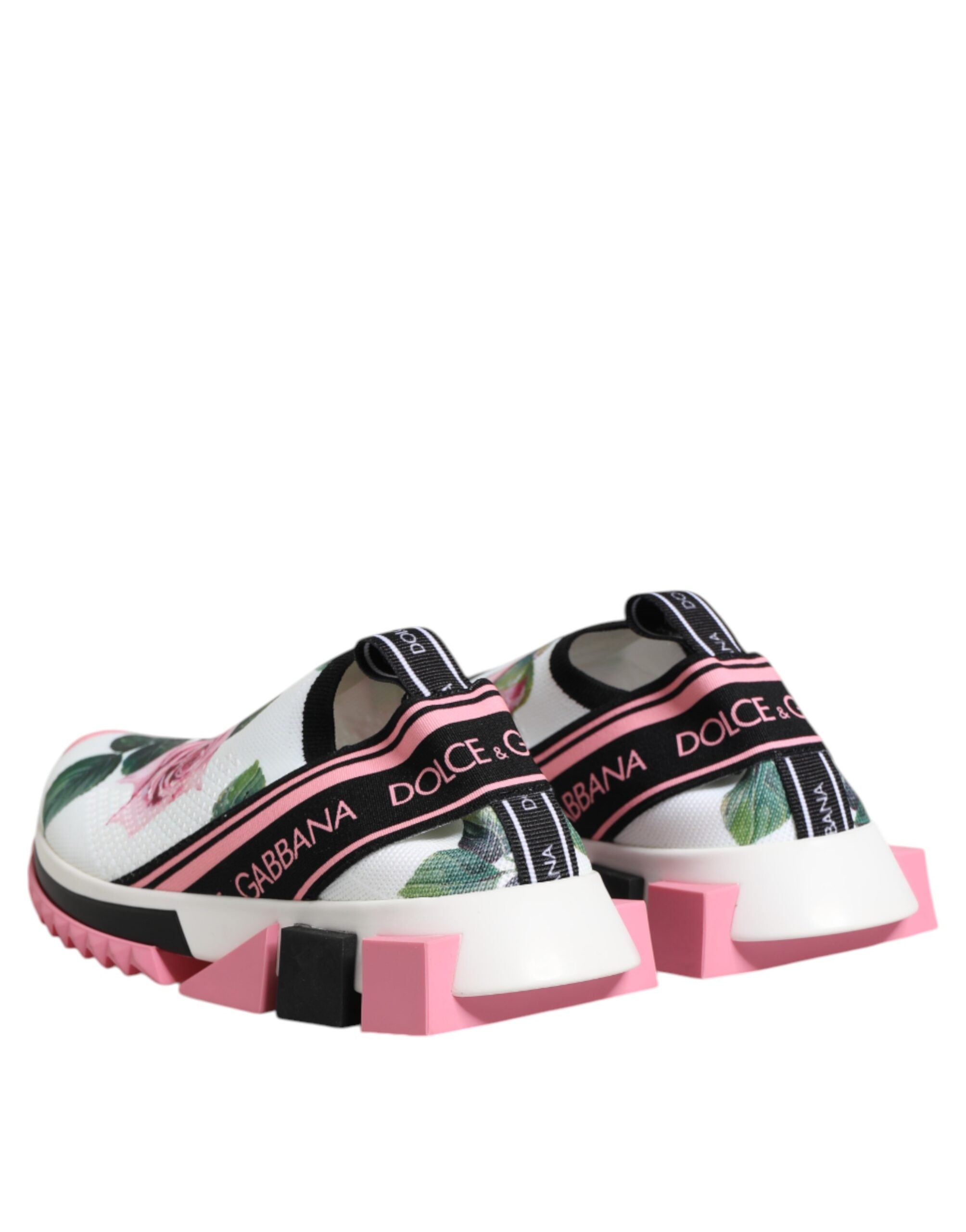 Hvite rosetrykk Sorrento Sneakers Sko