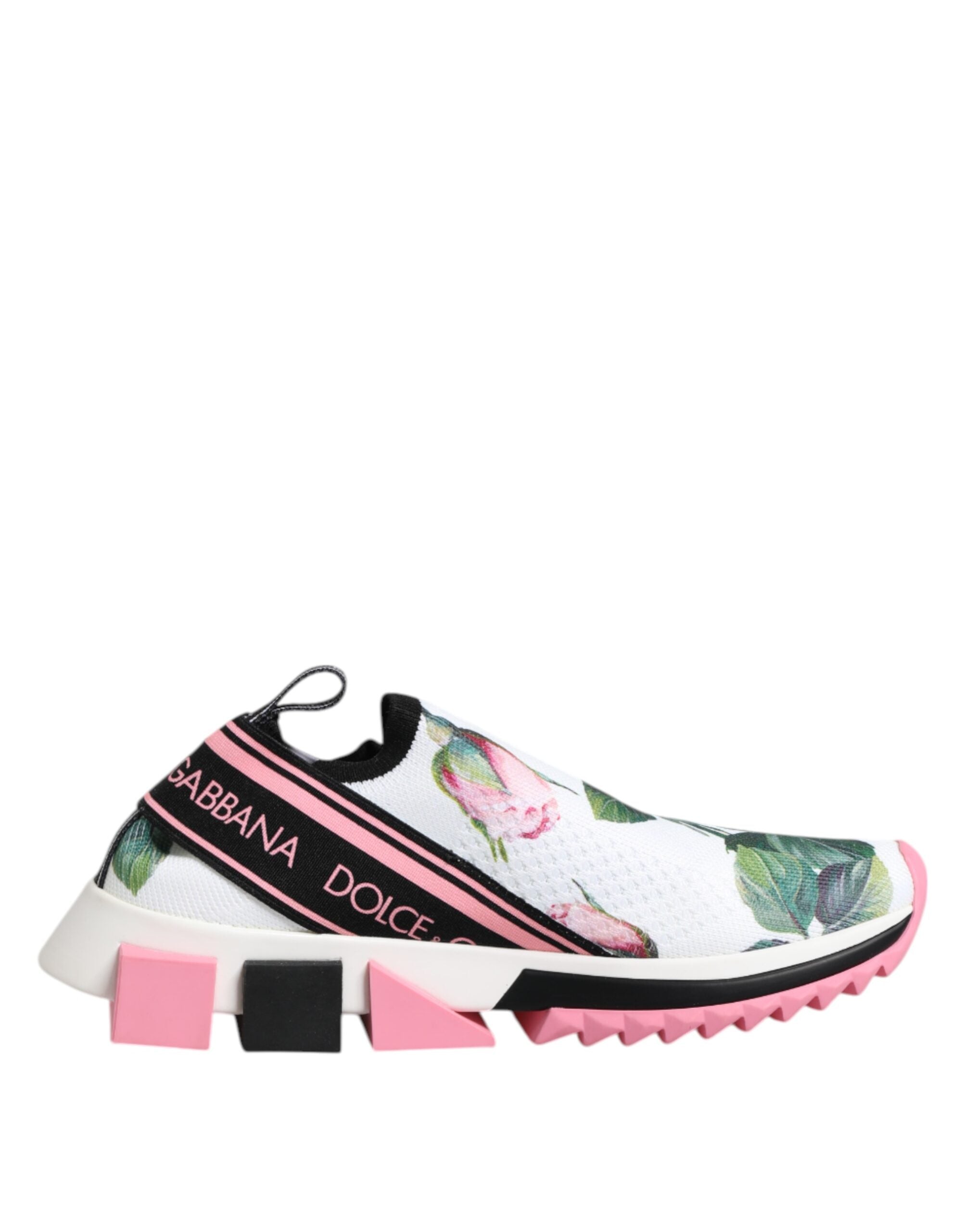 Hvite rosetrykk Sorrento Sneakers Sko