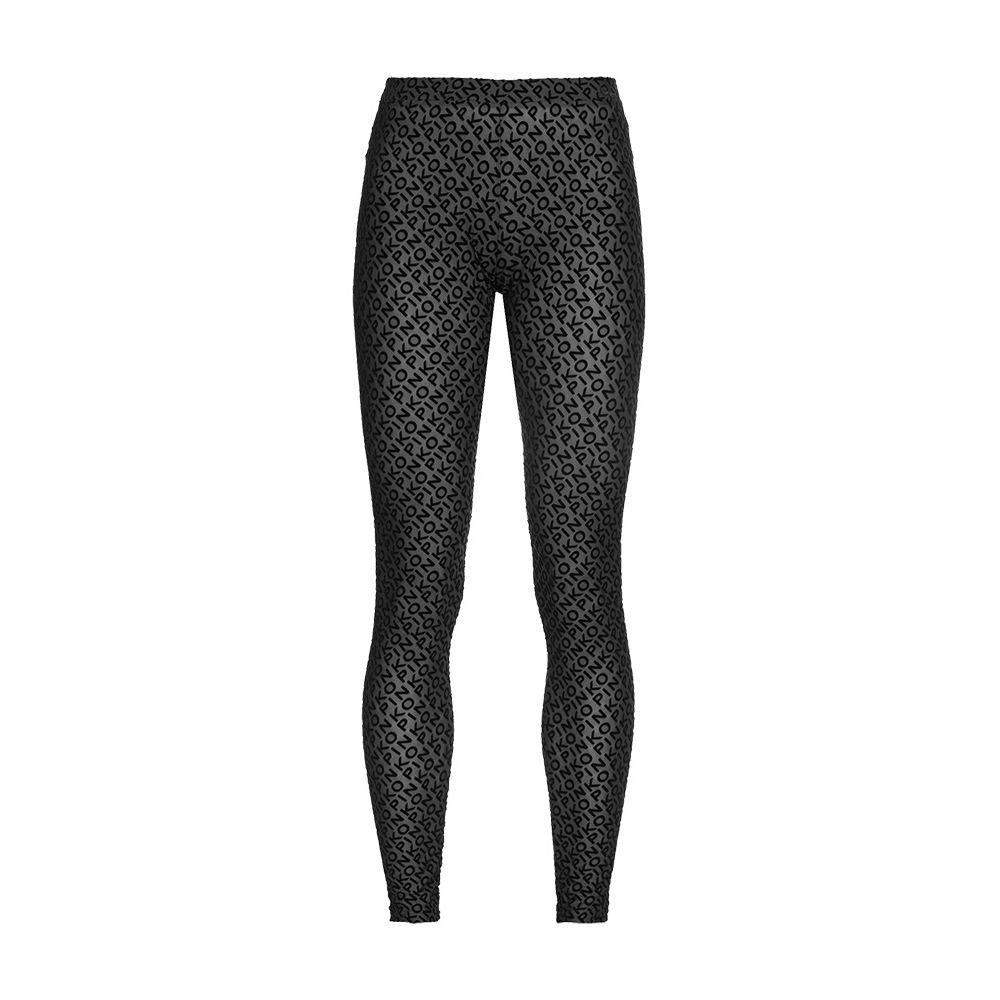 Svarta nylonjeans och byxor