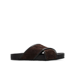 Bottega Veneta Brown Lamb Leather Sandals