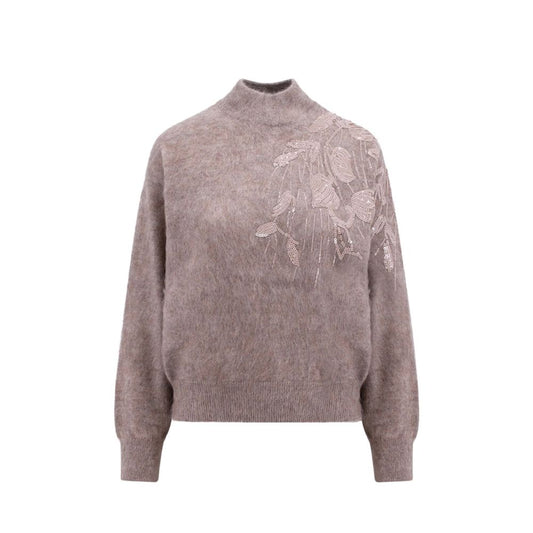 Brunello Cucinelli T-Neck stickad